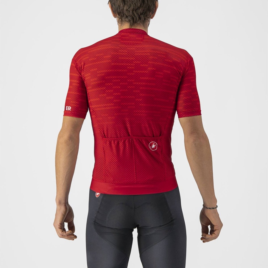 Castelli INSIDER Jersey Heren Donkerrood | 248567ZGI