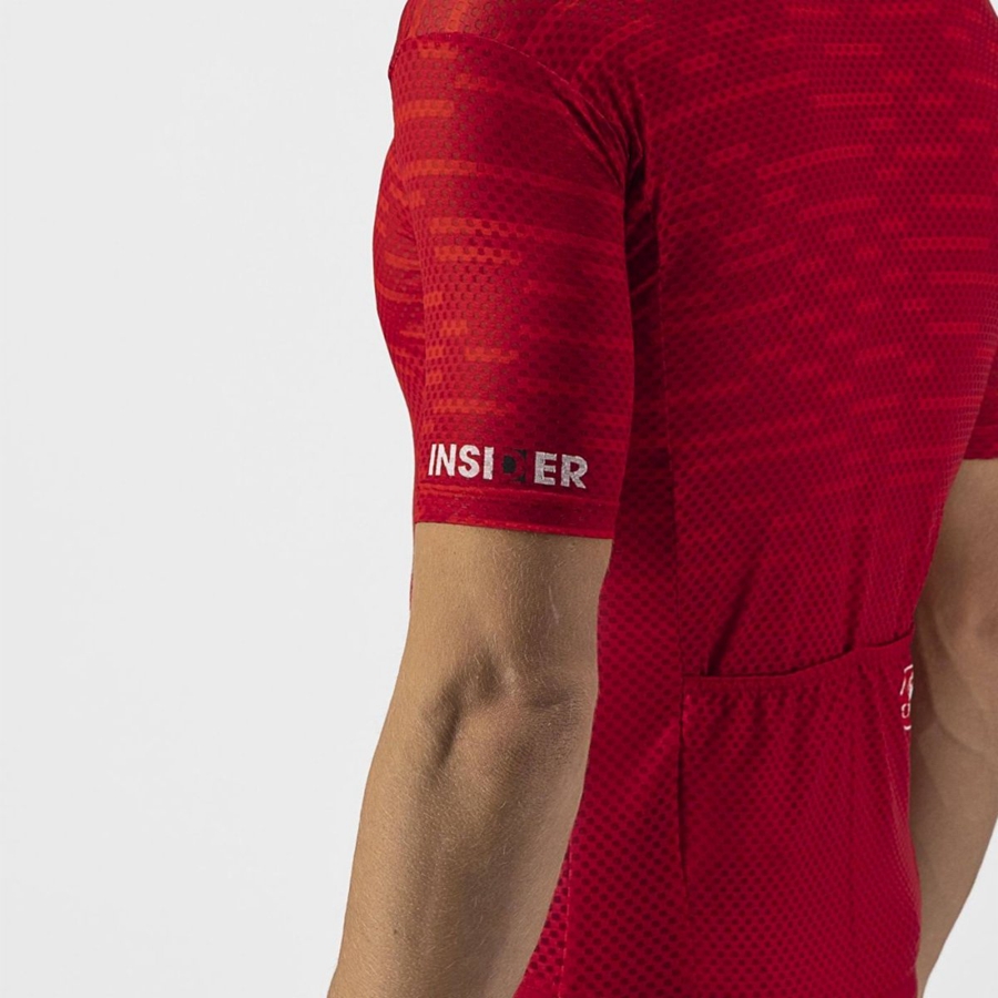 Castelli INSIDER Jersey Heren Donkerrood | 248567ZGI