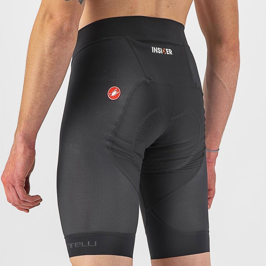 Castelli INSIDER Korte Broek Heren Zwart | 743026ZPS