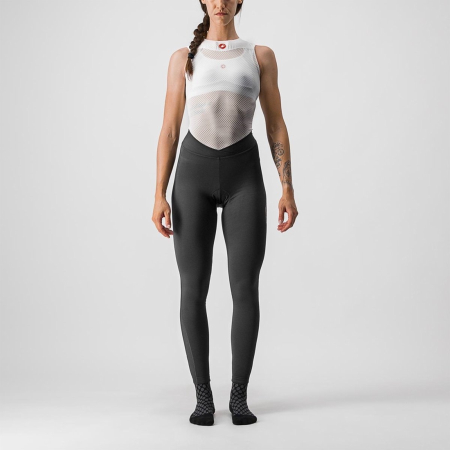 Castelli MENO WIND W Leggings Dames Zwart | 549186ZEB