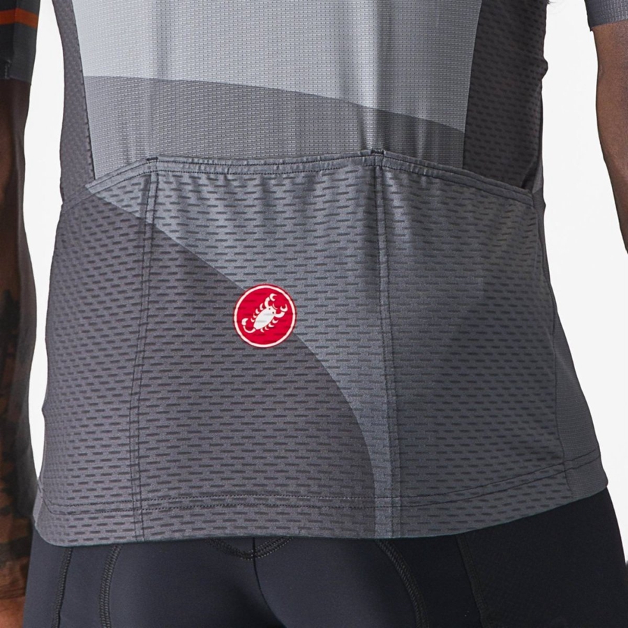 Castelli ORIZZONTE Jersey Heren Donkergrijs Zilver Grijs | 285130HUQ