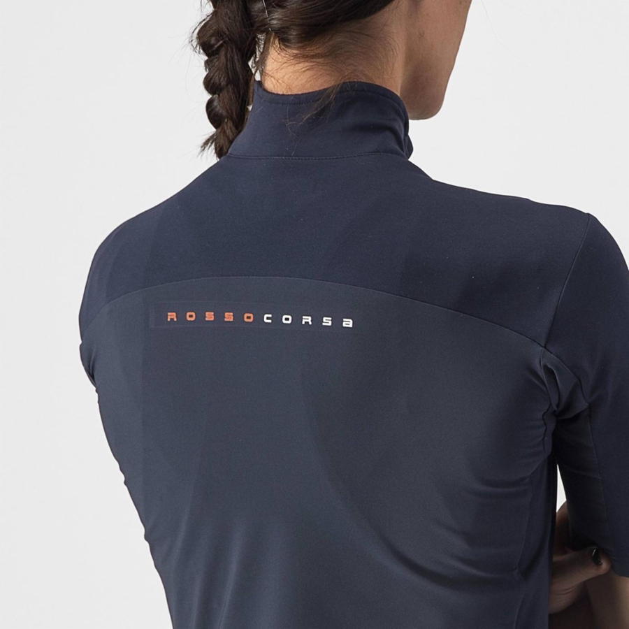 Castelli PERFETTO RoS 2W WIND Jassen Dames Blauw | 123956JPB