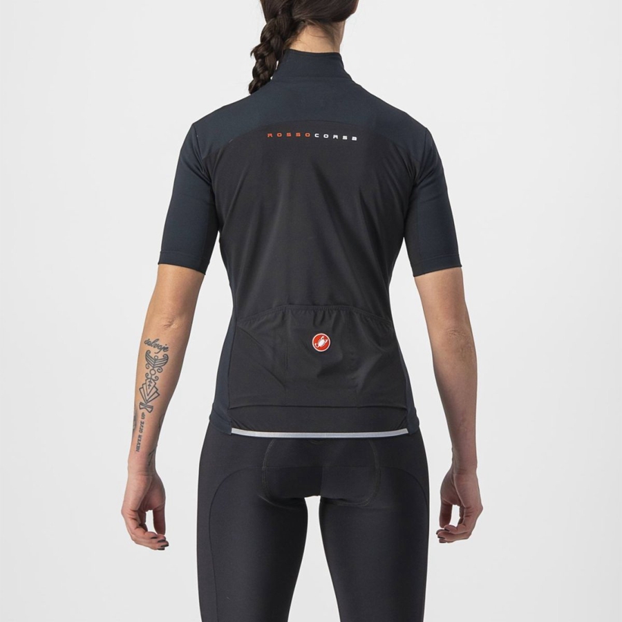 Castelli PERFETTO RoS 2W WIND Jassen Dames Zwart | 403586MSF