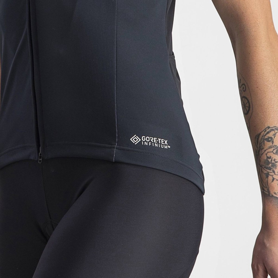 Castelli PERFETTO RoS 2W WIND Jassen Dames Zwart | 403586MSF