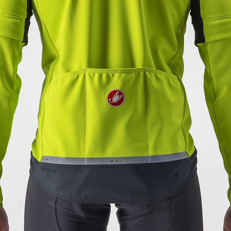 Castelli PERFETTO RoS 2 CONVERTIBLE Jassen Heren Lichtgroen Donkergrijs | 052673MBL