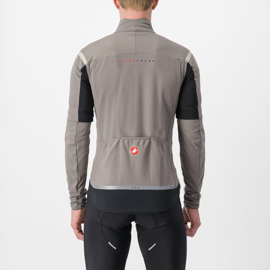 Castelli PERFETTO RoS 2 CONVERTIBLE Jassen Heren Grijs Khaki Grijs | 079623PIB