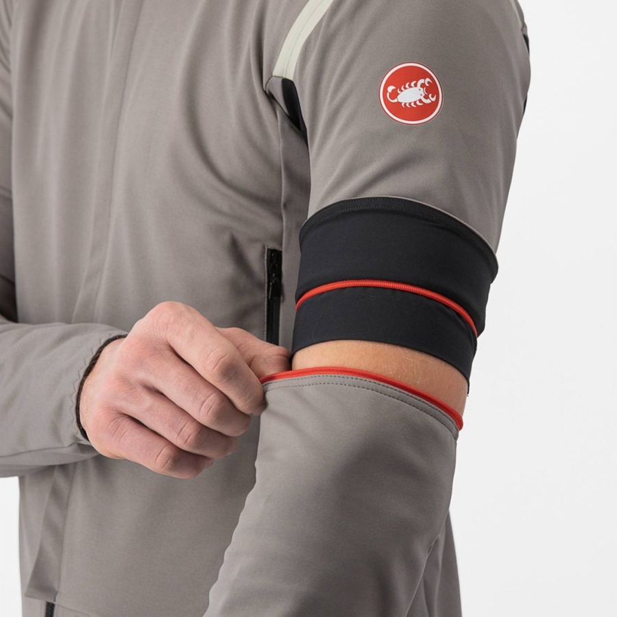 Castelli PERFETTO RoS 2 CONVERTIBLE Jassen Heren Grijs Khaki Grijs | 079623PIB