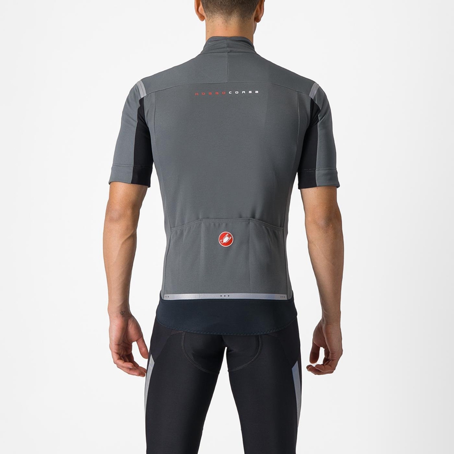 Castelli PERFETTO RoS 2 CONVERTIBLE Jassen Heren Grijs Zilver | 965832RBE