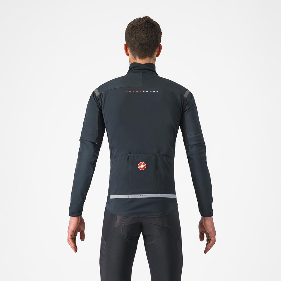 Castelli PERFETTO RoS 2 CONVERTIBLE Jassen Heren Zwart Zwart | 568071IUH