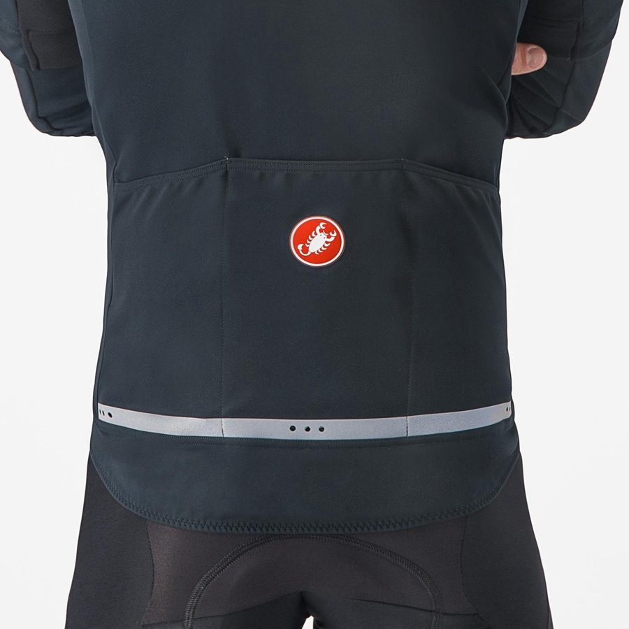 Castelli PERFETTO RoS 2 CONVERTIBLE Jassen Heren Zwart Zwart | 568071IUH