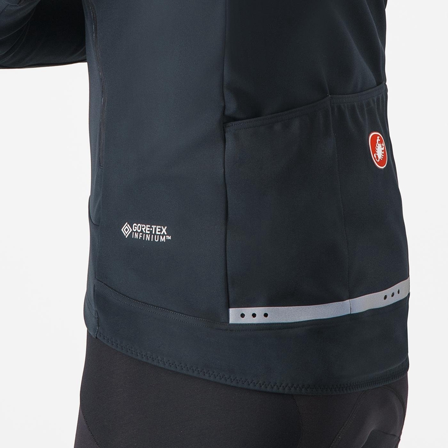 Castelli PERFETTO RoS 2 CONVERTIBLE Jassen Heren Zwart Zwart | 568071IUH