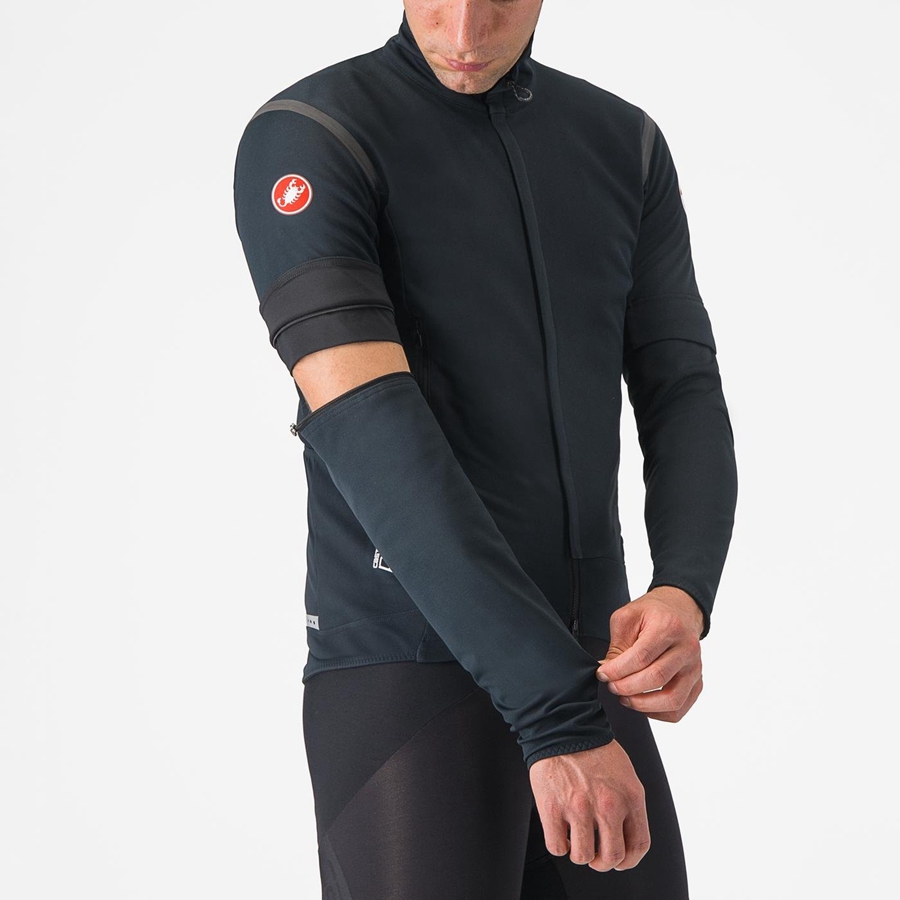 Castelli PERFETTO RoS 2 CONVERTIBLE Jassen Heren Zwart Zwart | 568071IUH