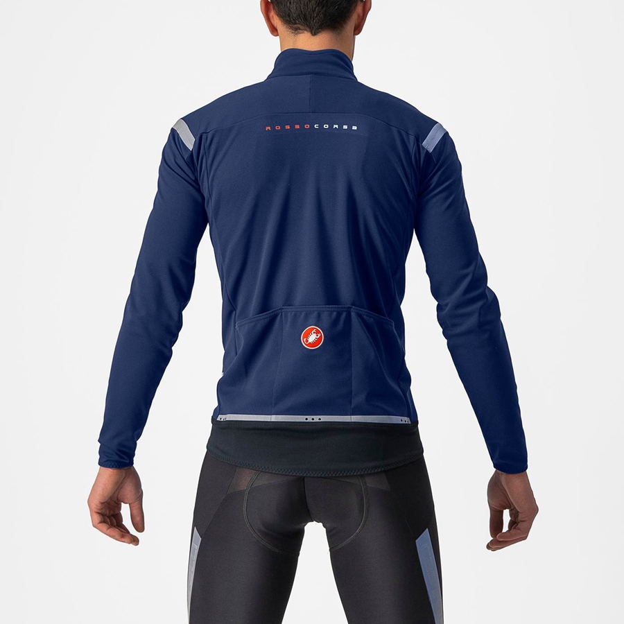 Castelli PERFETTO RoS 2 Jassen Heren Blauw Zilver | 980451EYL