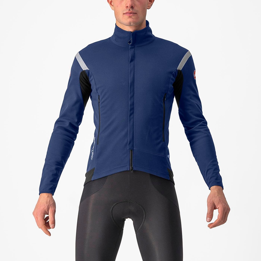 Castelli PERFETTO RoS 2 Jassen Heren Blauw Zilver | 980451EYL