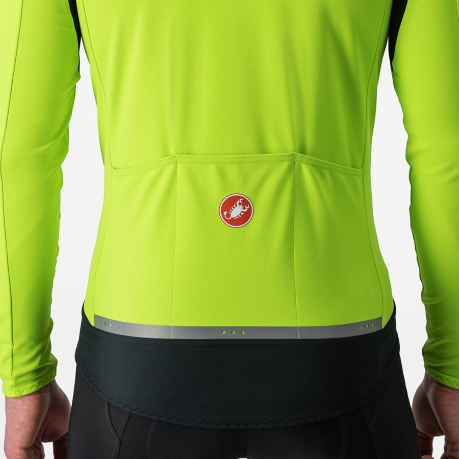 Castelli PERFETTO RoS 2 Jassen Heren Lichtgroen Donkergrijs | 617204YSN