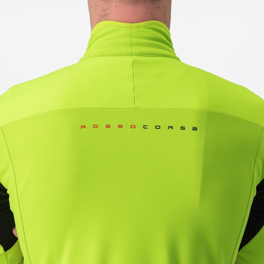 Castelli PERFETTO RoS 2 Jassen Heren Lichtgroen Donkergrijs | 617204YSN