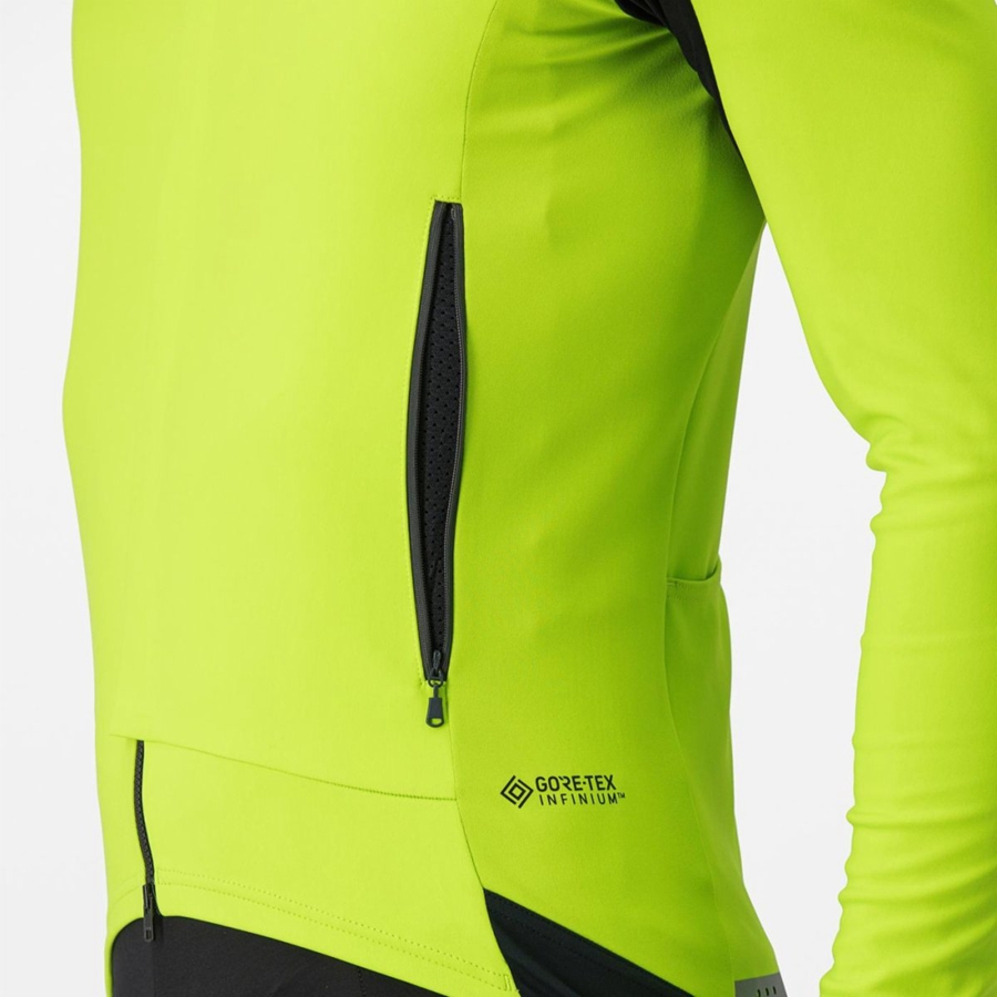 Castelli PERFETTO RoS 2 Jassen Heren Lichtgroen Donkergrijs | 617204YSN