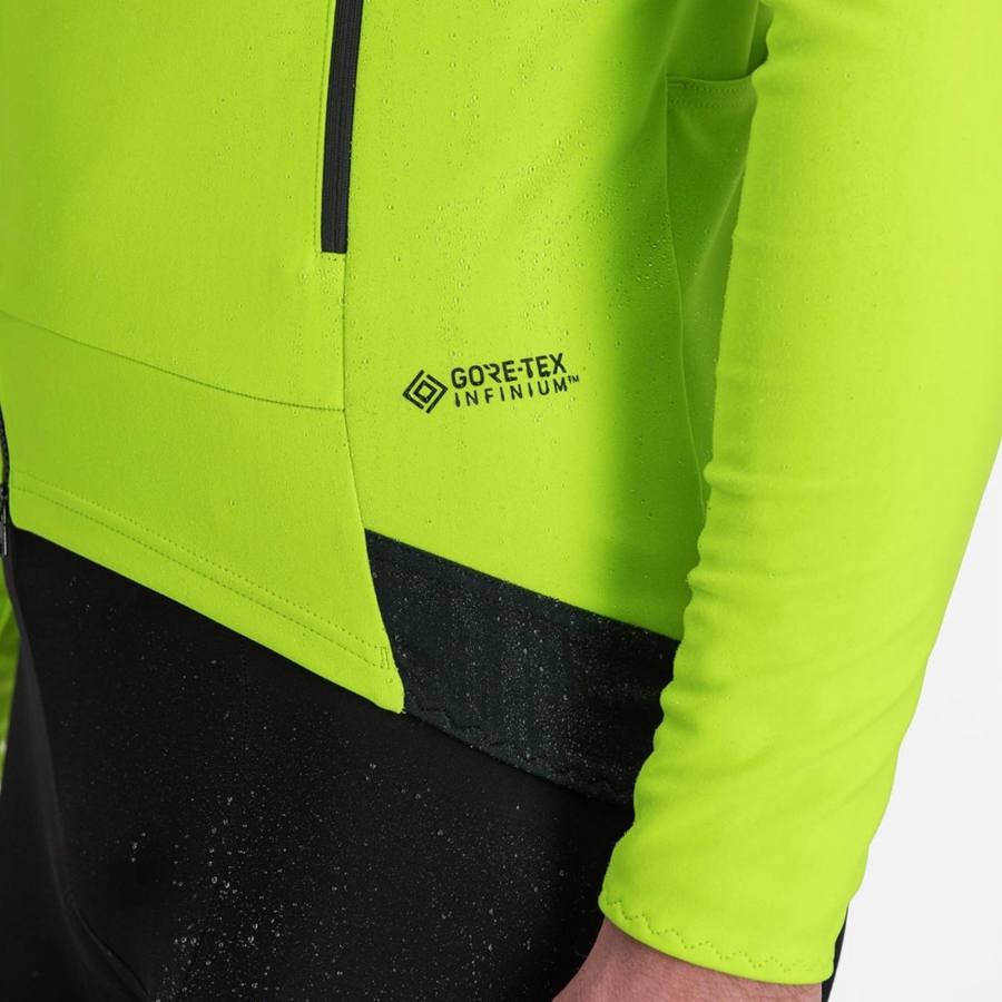 Castelli PERFETTO RoS 2 Jassen Heren Lichtgroen Donkergrijs | 617204YSN