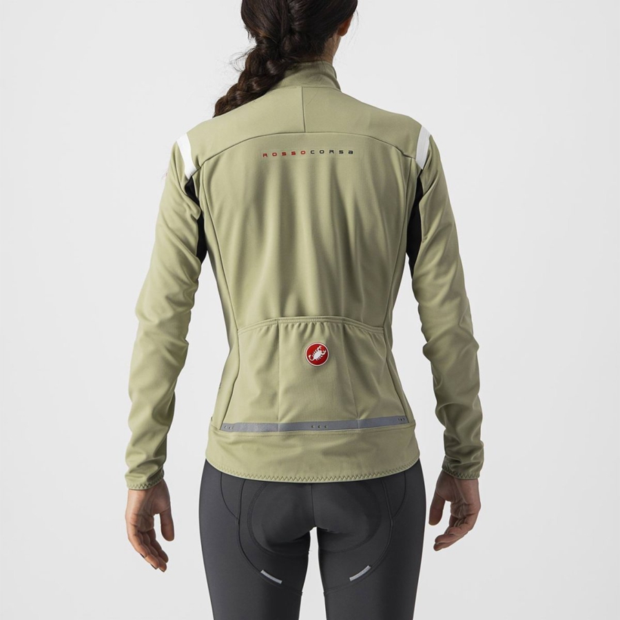 Castelli PERFETTO RoS 2 W Jassen Dames Groen | 354809VNH