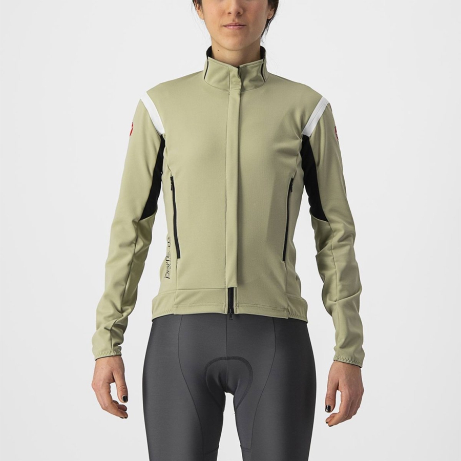 Castelli PERFETTO RoS 2 W Jassen Dames Groen | 354809VNH