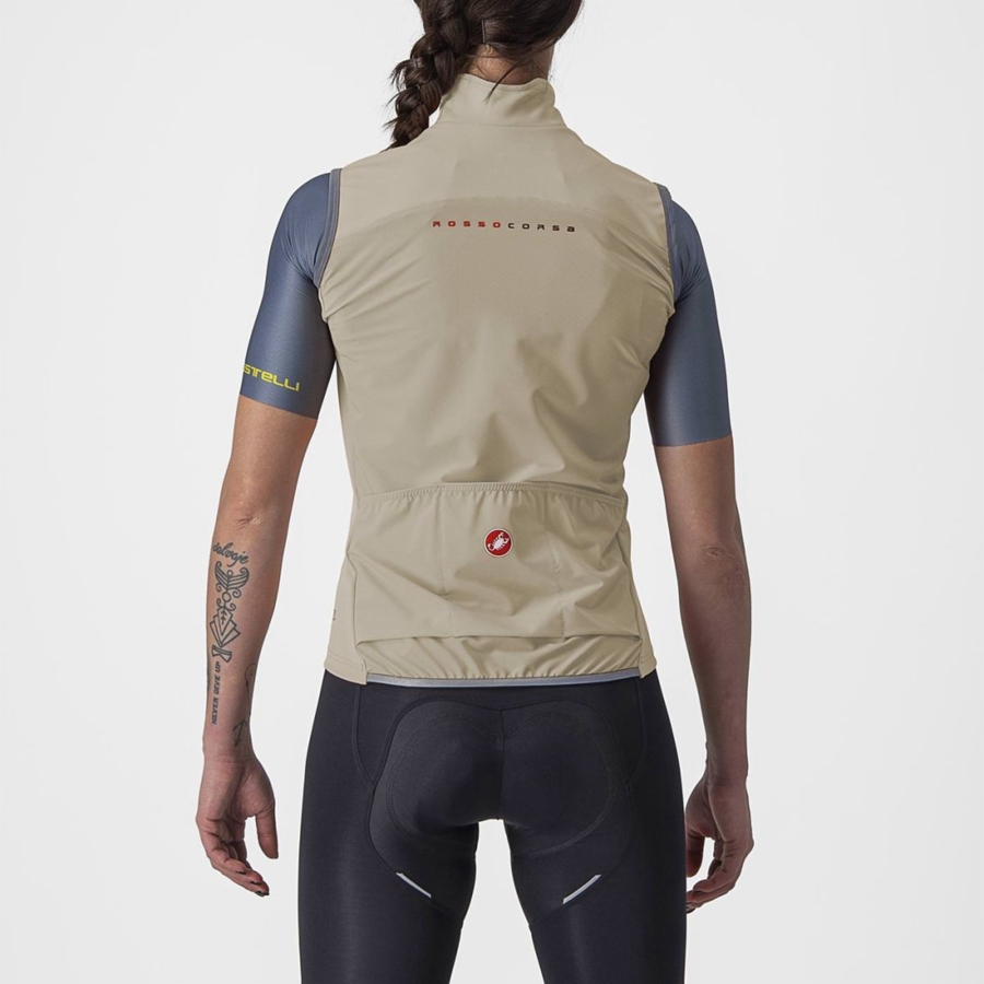 Castelli PERFETTO RoS 2 W Vest Dames Grijs | 894316IVH