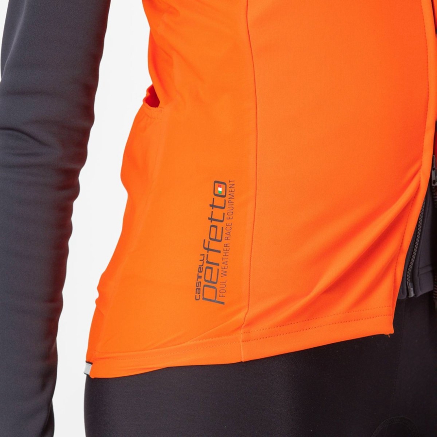 Castelli PERFETTO RoS 2 W Vest Dames Rood Oranje | 204387VRS