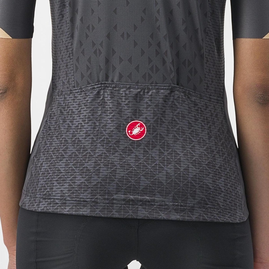 Castelli PEZZI Jersey Dames Donkergrijs | 325049JQX