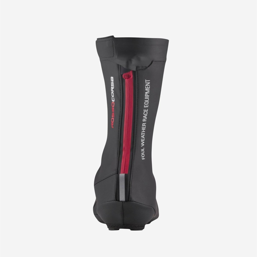 Castelli PIOGGIA 4 Overschoenen Heren Zwart | 648215FHK