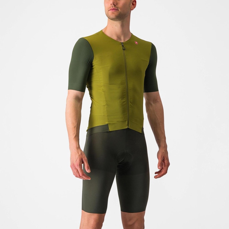 Castelli PREMIO Jersey Heren Groen Diepgroen | 316450PGS