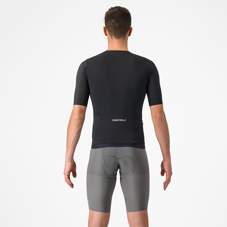 Castelli PREMIO Korte Broek Met Slabbetje Heren Grijs | 402698DAY