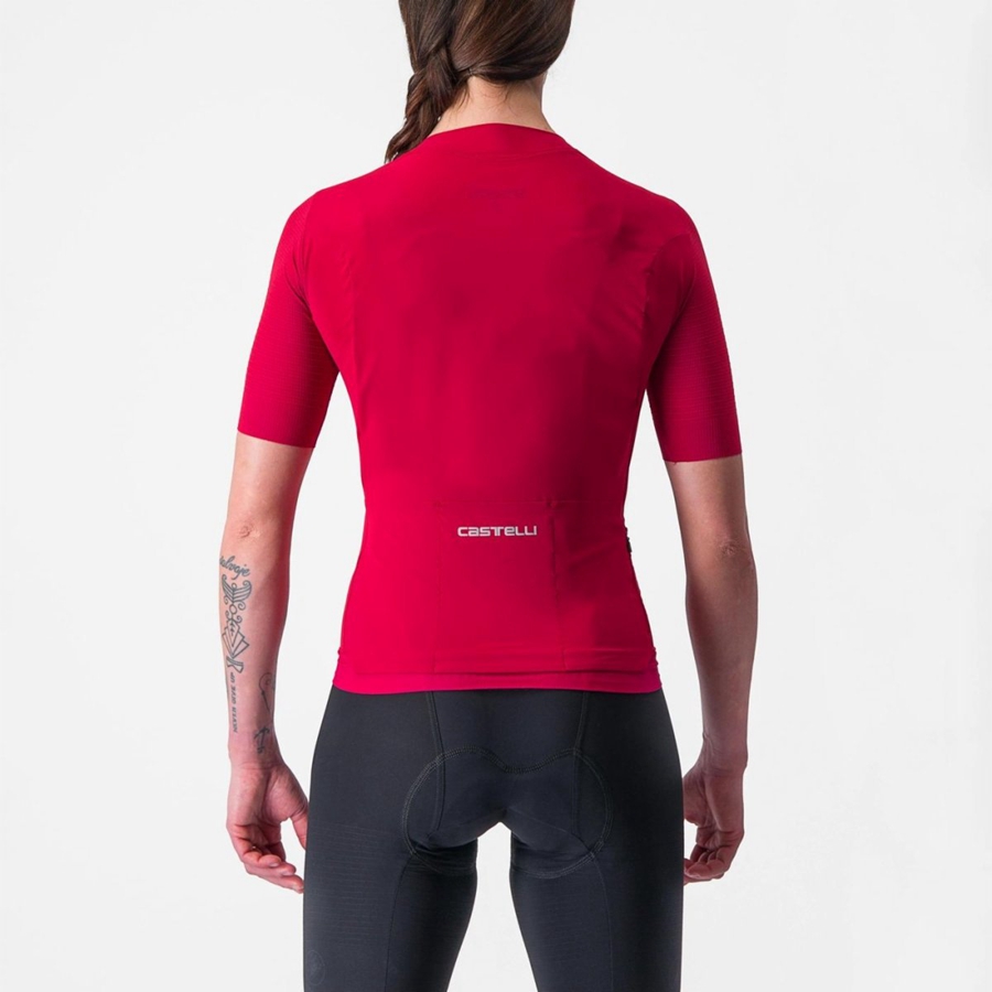 Castelli PREMIO W Jersey Dames Rood | 168230MDB