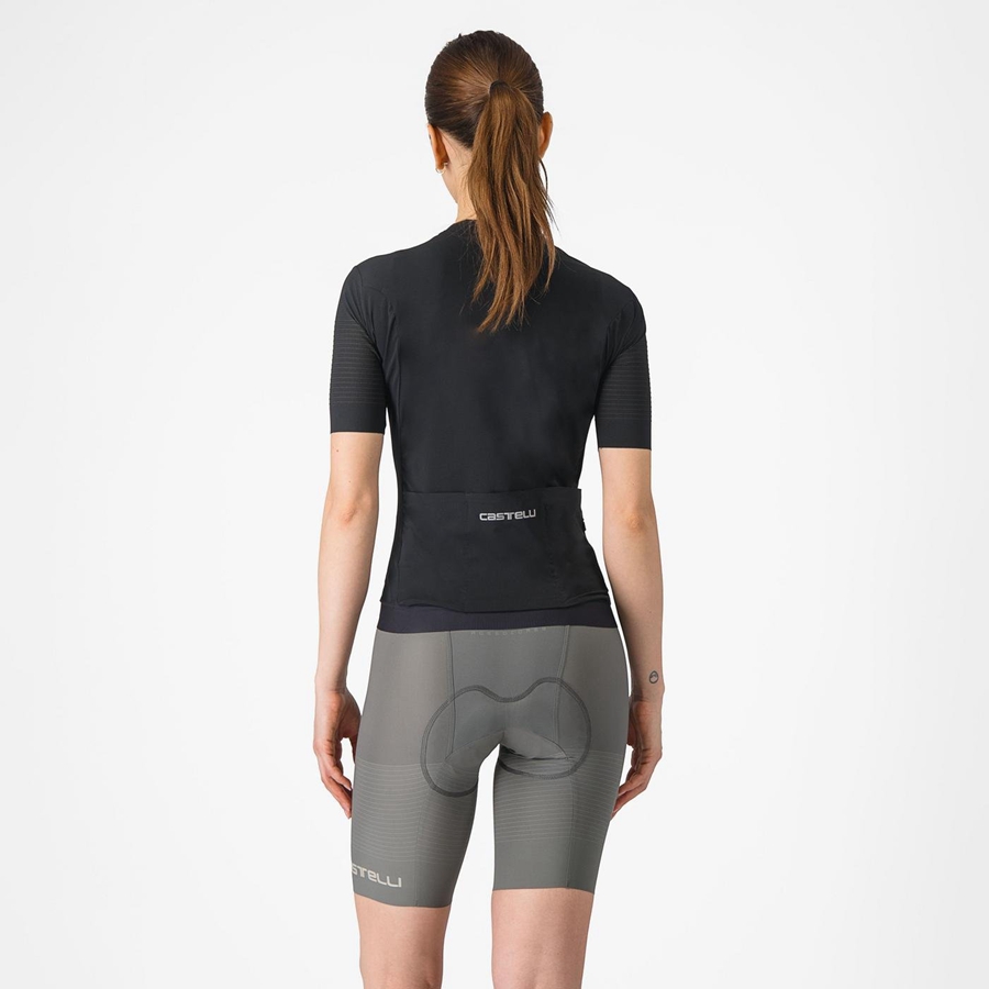 Castelli PREMIO W Korte Broek Met Slabbetje Dames Grijs | 319680RWK