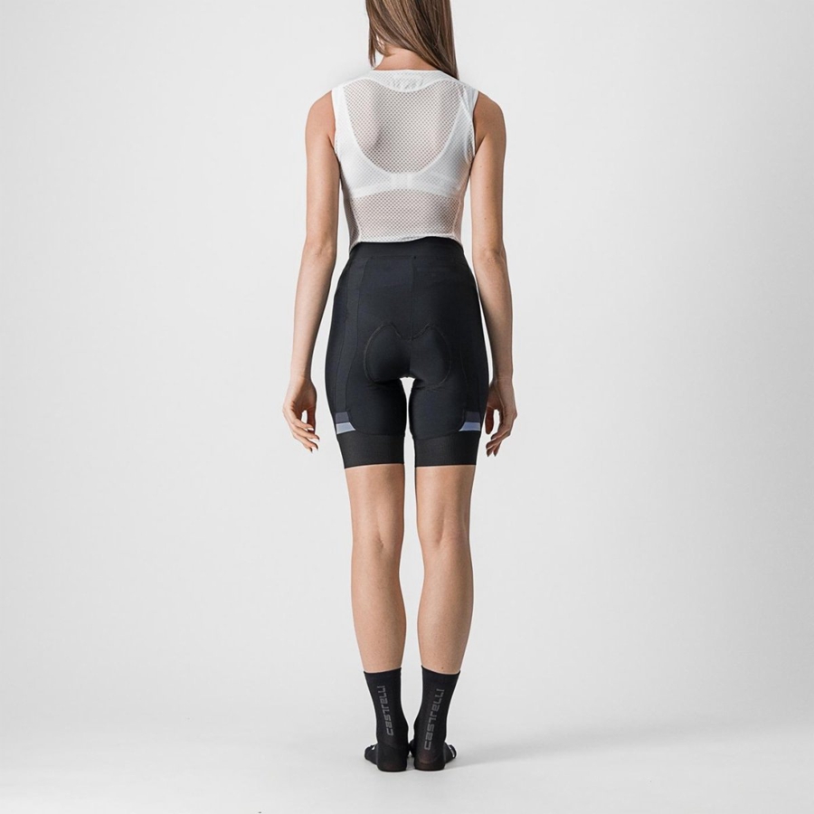 Castelli PRIMA Korte Broek Dames Zwart Donkergrijs | 421376YKX