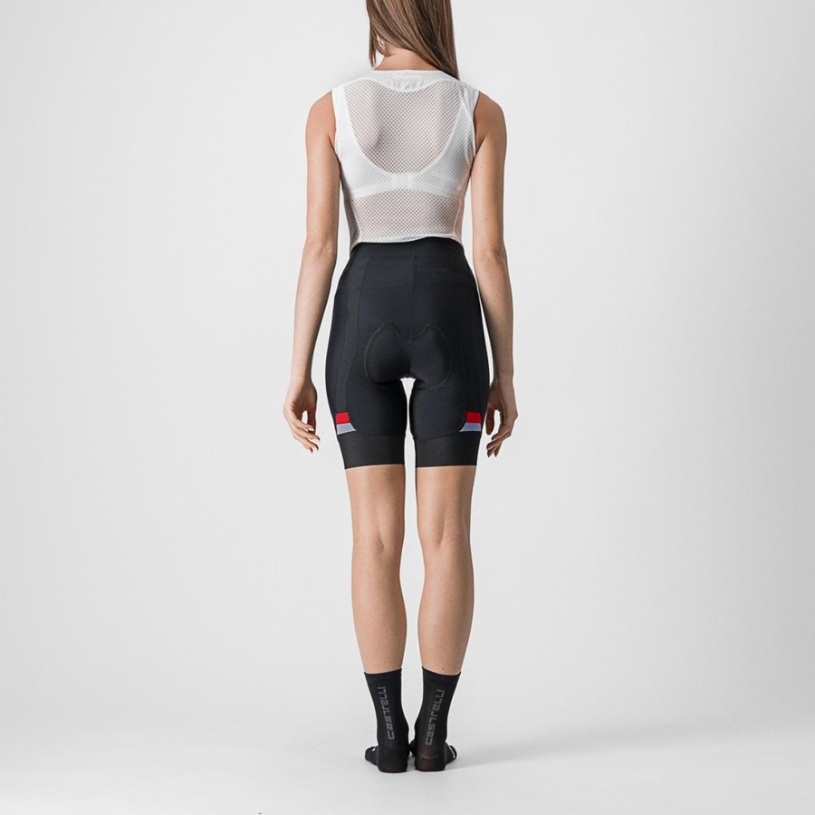 Castelli PRIMA Korte Broek Dames Zwart | 628597UAQ