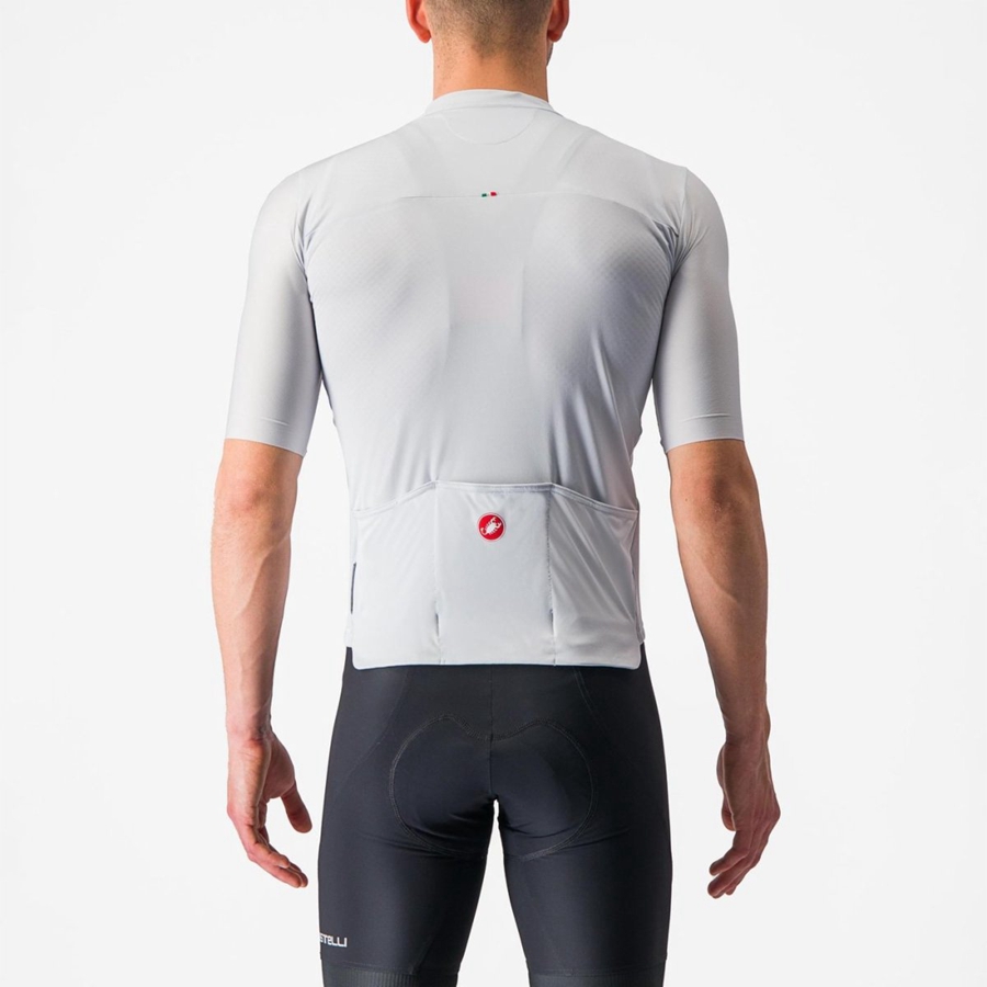 Castelli PROLOGO 7 Jersey Heren Zilver Grijs Groen | 264701WGX