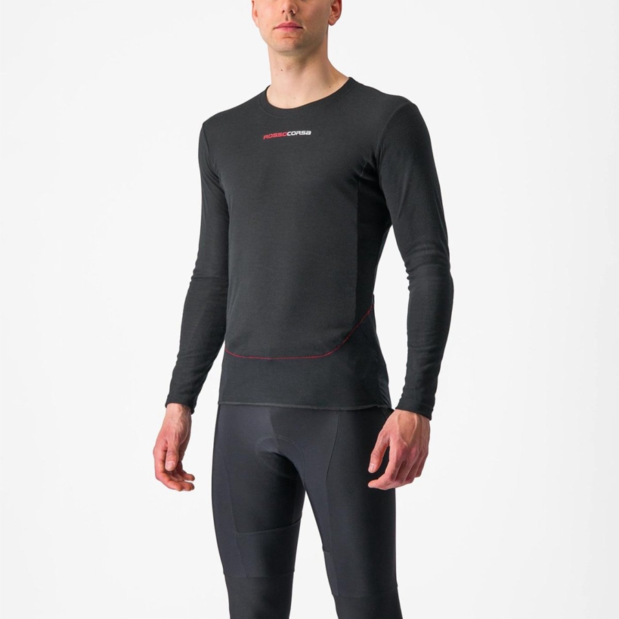 Castelli PROSECCO TECH LONG SLEEVE Basislaag Heren Zwart | 924301KLJ