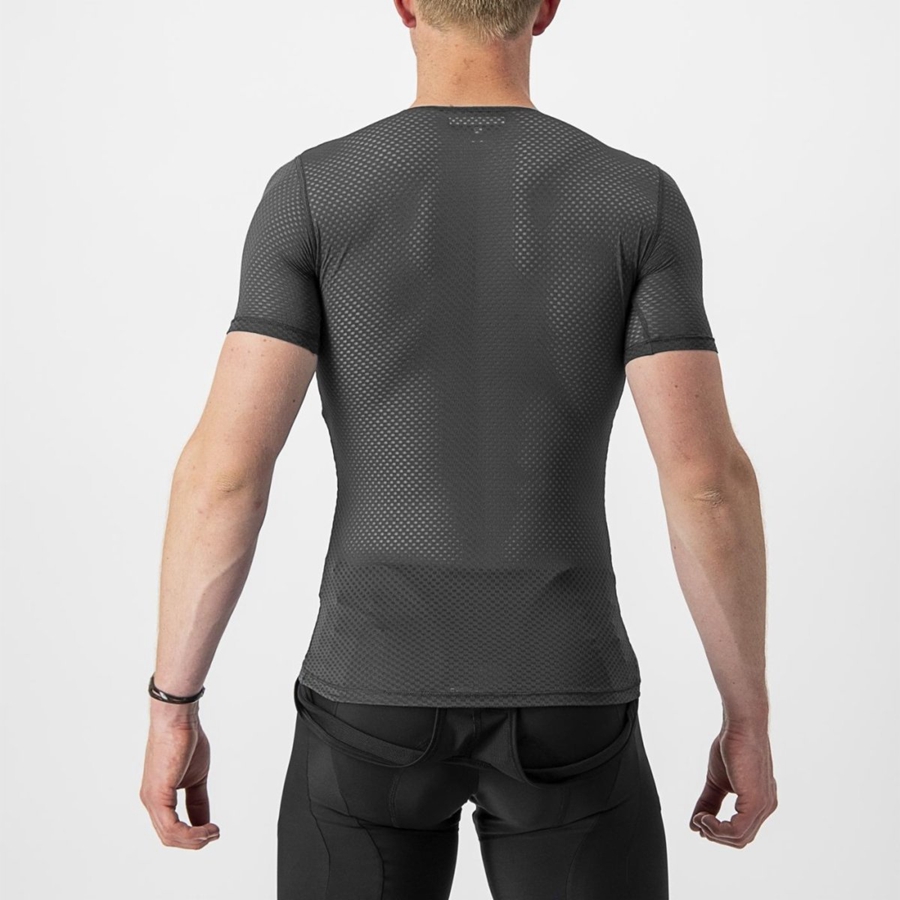 Castelli PRO MESH 2.0 SHORT SLEEVE Basislaag Heren Zwart | 721658ILT