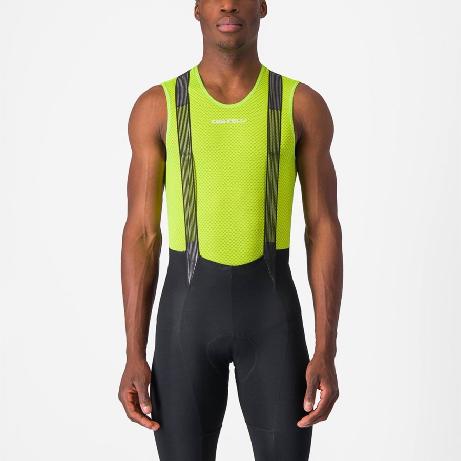 Castelli PRO MESH 2.0 SLEEVELESS Basislaag Heren Lichtgroen | 987125XWF