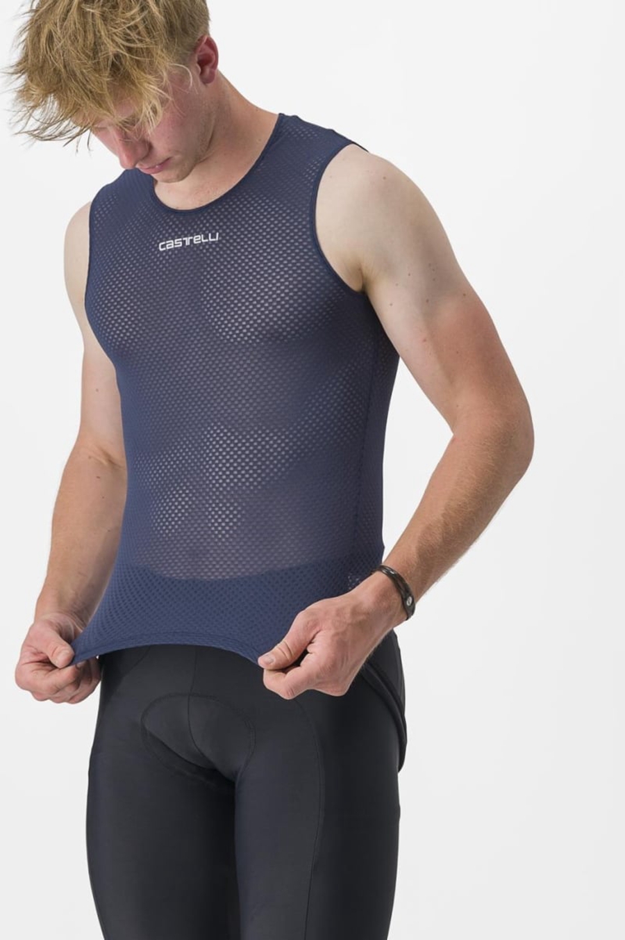 Castelli PRO MESH 2.0 SLEEVELESS Basislaag Heren Blauw | 528734OPV