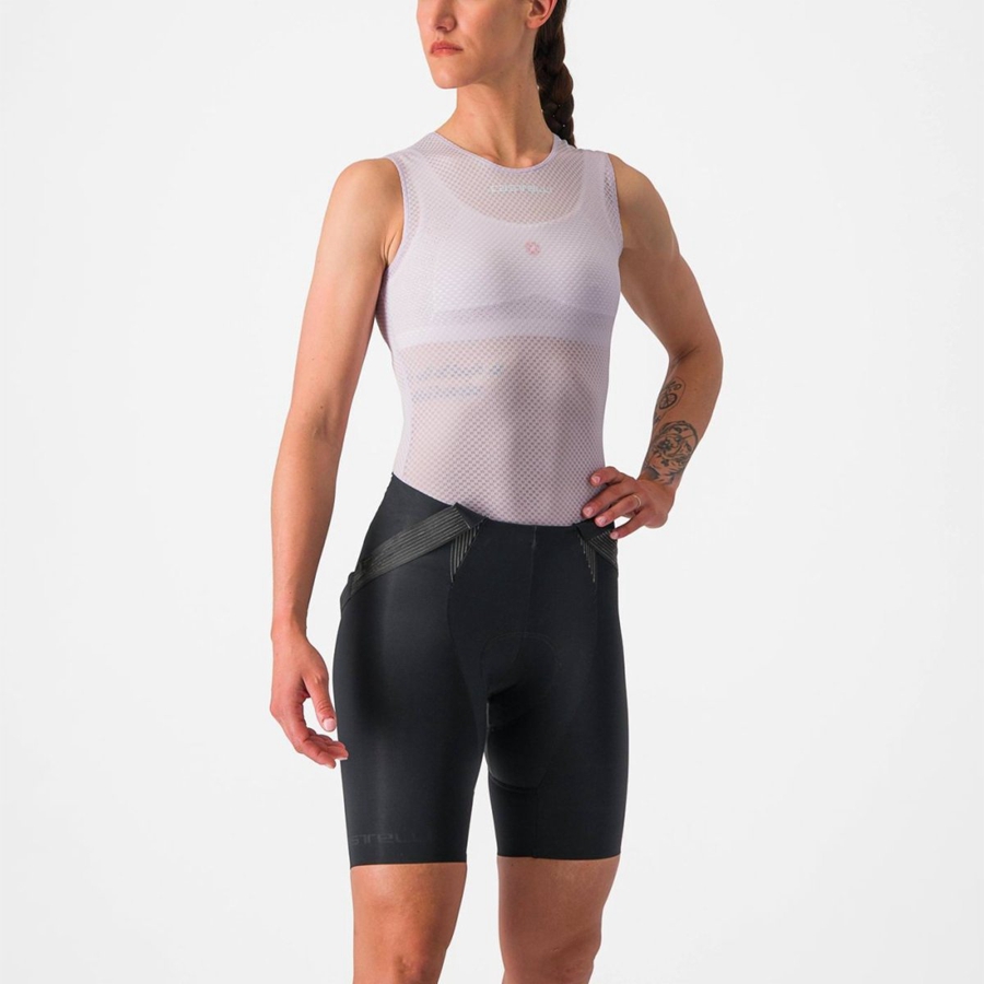 Castelli PRO MESH W SLEEVELESS Basislaag Dames Paars Wit | 123895QPG