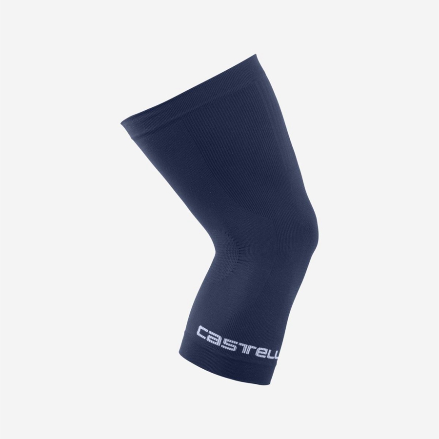 Castelli PRO SEAMLESS KNEE WARMER Beenwarmer Dames Blauw | 029516RSG