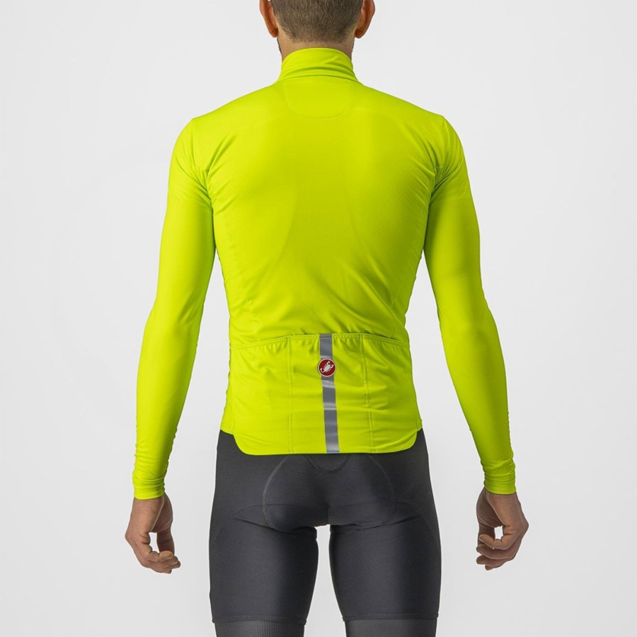 Castelli PRO THERMAL MID LS Jersey Heren Lichtgroen | 924870AOP