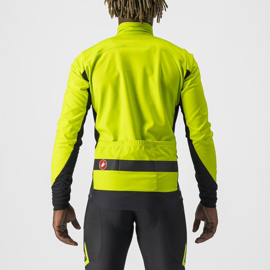 Castelli RADDOPPIA 3 Jassen Heren Lichtgroen Zwart | 925630WQC