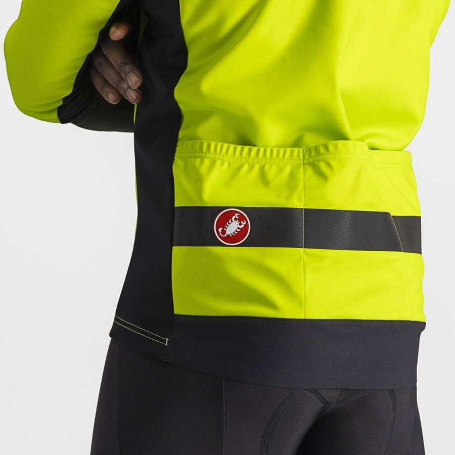 Castelli RADDOPPIA 3 Jassen Heren Lichtgroen Zwart | 925630WQC