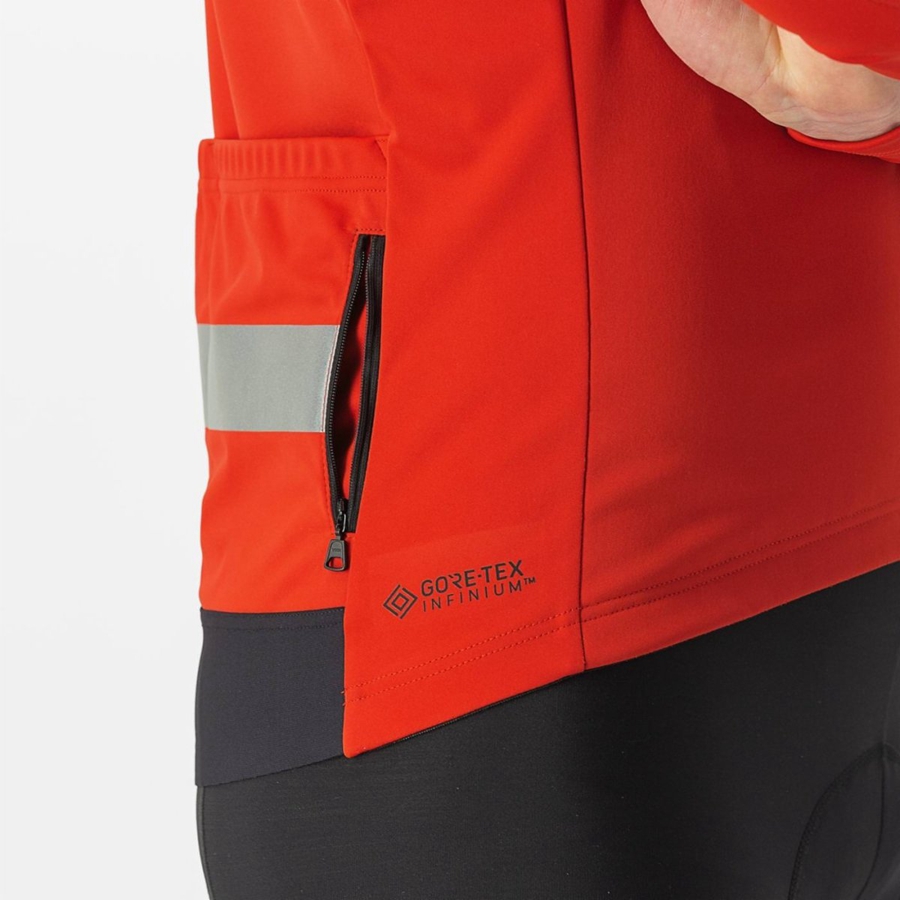 Castelli RADDOPPIA 3 Jassen Heren Rood Zilver | 609415AOC