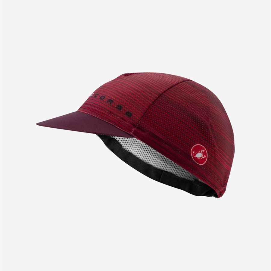 Castelli ROSSO CORSA Pet Heren Bordeaux | 391426PNO