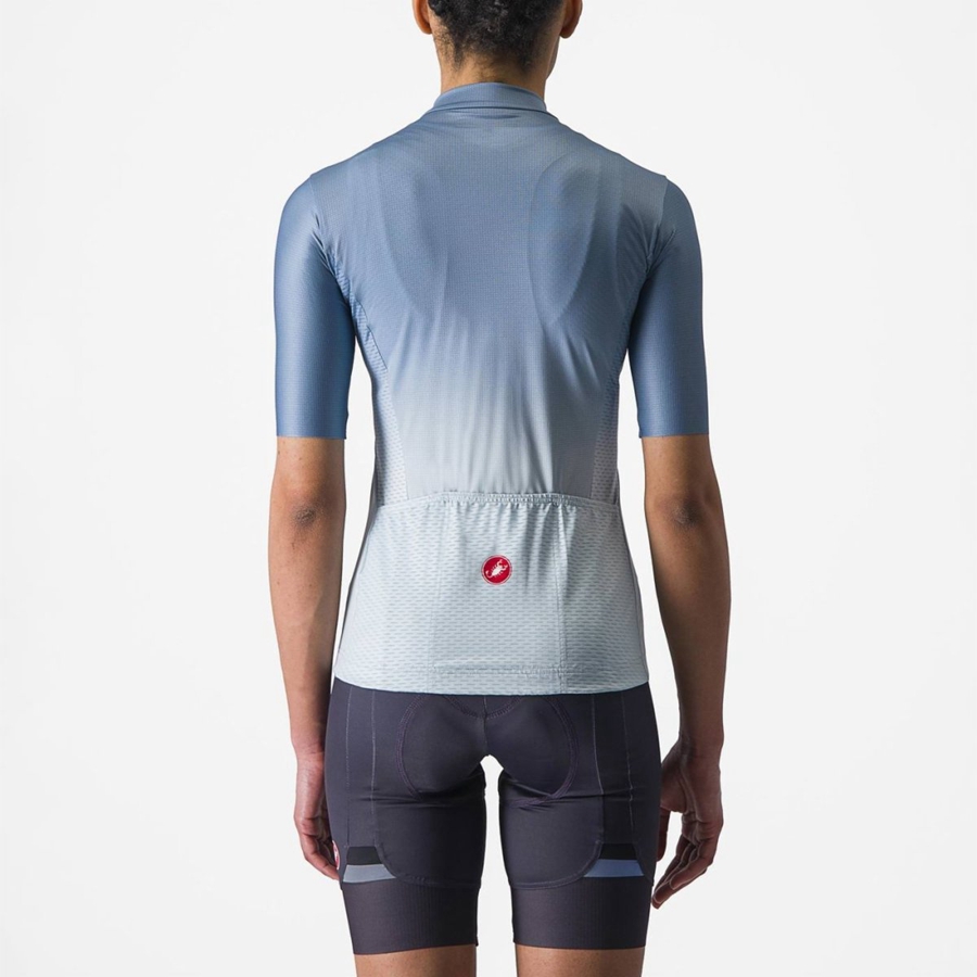 Castelli SALITA Jersey Dames Grijs Blauw Blauw | 753289HYZ