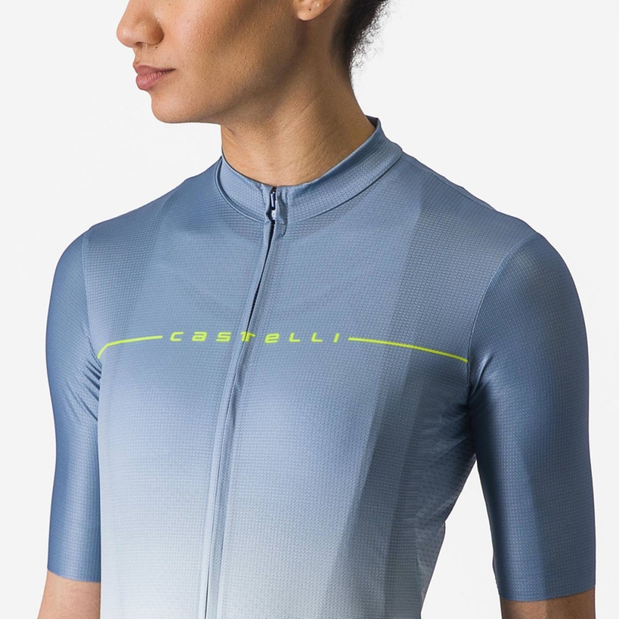 Castelli SALITA Jersey Dames Grijs Blauw Blauw | 753289HYZ