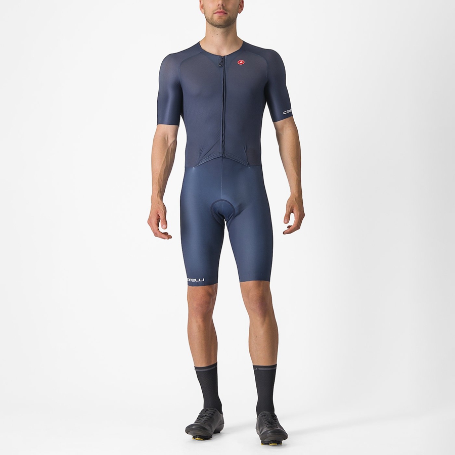 Castelli SANREMO BTW Snelheidspak Heren Blauw | 457836SXM