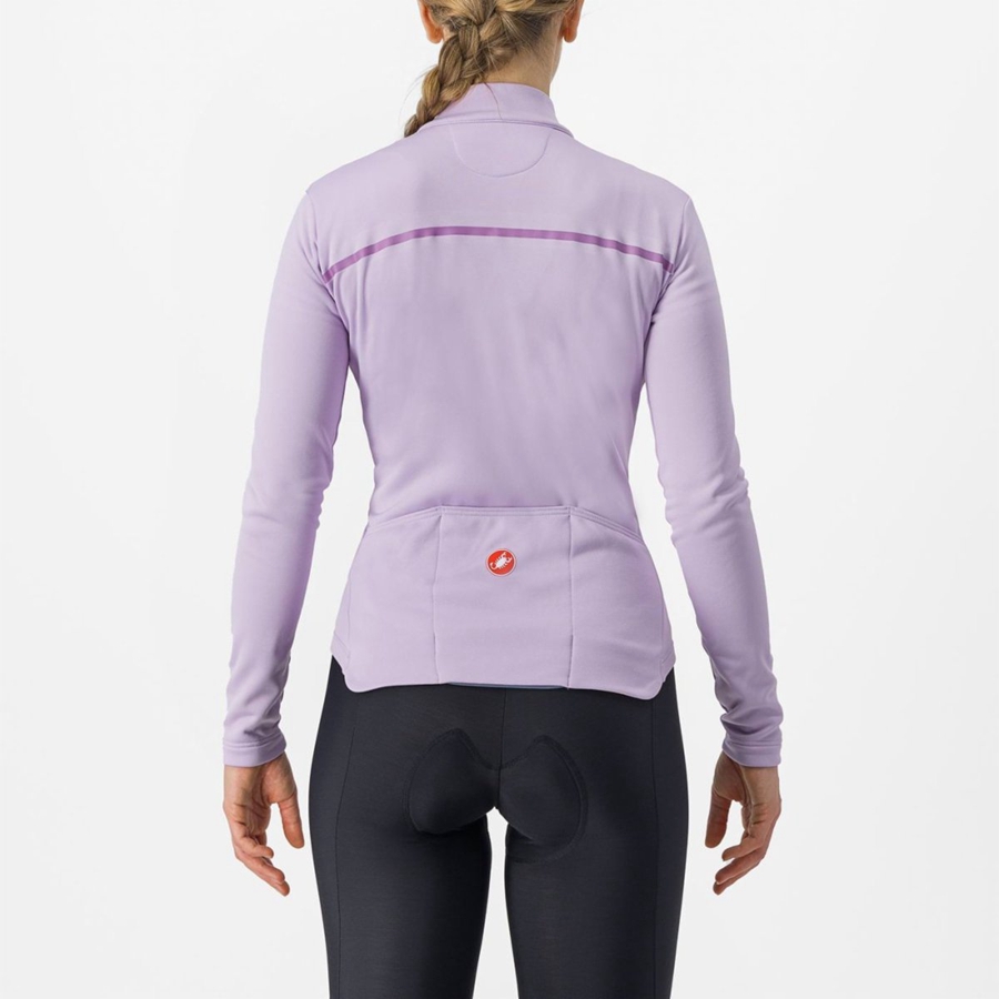 Castelli SINERGIA 2 FZ Jersey Dames Paars Paars | 057139ASG